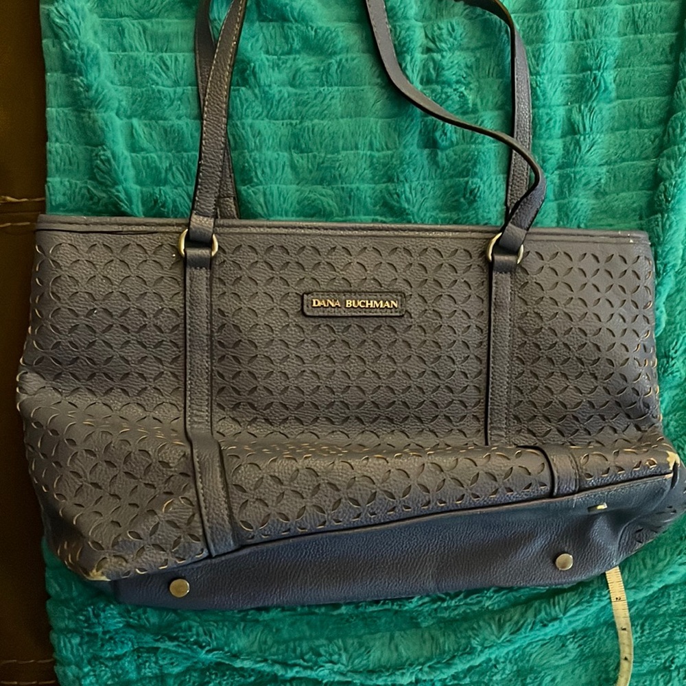 Slate  blue Dana Buckman purse
